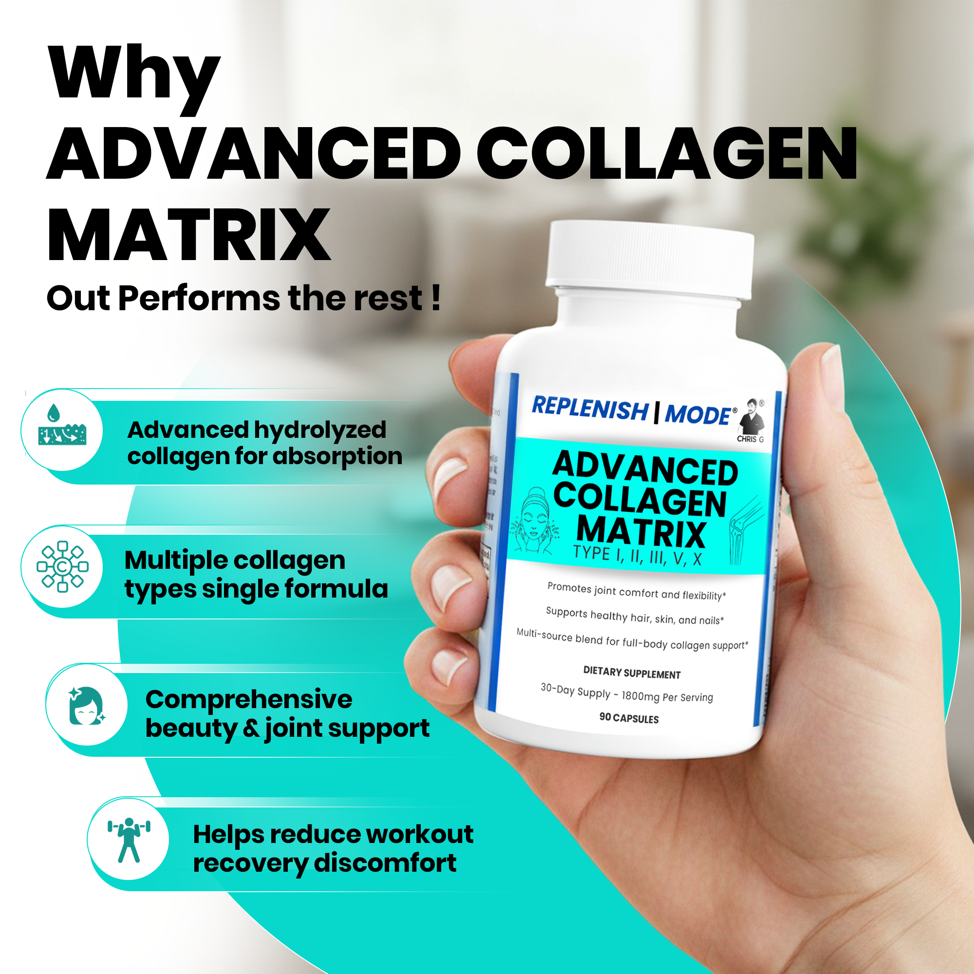 Advanced Collagen Matrix - Multi-Source Collagen Complex